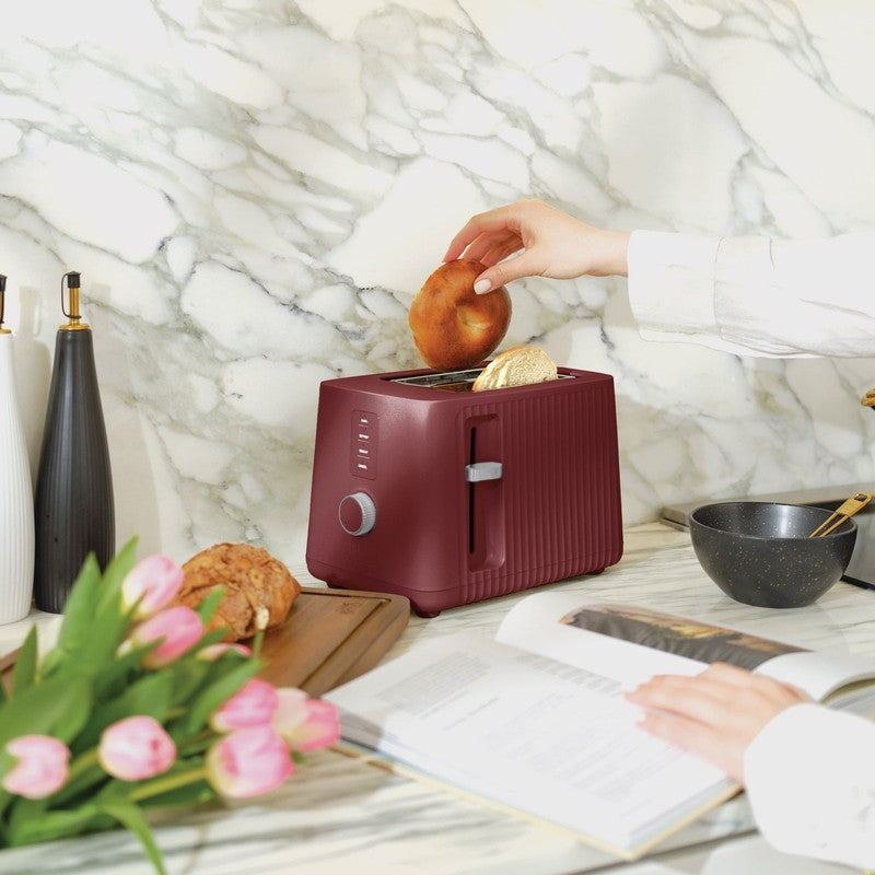 2-Slice Toaster, Extra-Wide Slots with Removable Crumb Tray, Cabernet Red10