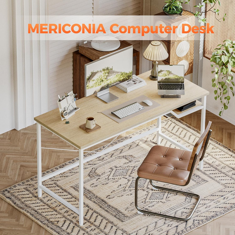 48x24 Computer Desk Gaming Table for Small Spaces Home Office Study2