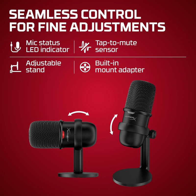 Solocast – USB Condenser Gaming Microphone, for PC, PS4, PS5 and Mac, Tap-To-Mut4