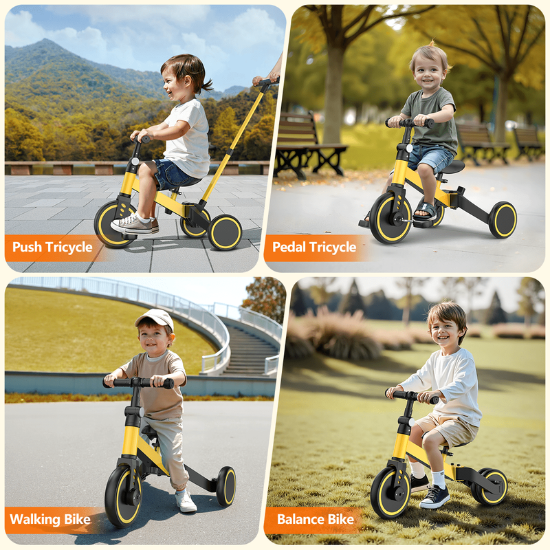 4 in 1 Toddler Bike, Kids Tricycle for 1 5 Years Old, Toddler Tricycle for Boy G4
