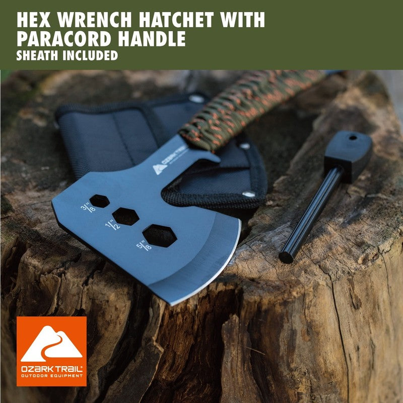 12Pc Camping Multitool Set with Flashlight Machete Knife2