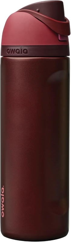 Owala FreeSip 24oz Insulated Stainless Steel Bottle Black Cherry3