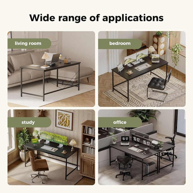 48" Gaming Computer Desk, Modern Office Study Table for Small Spaces5