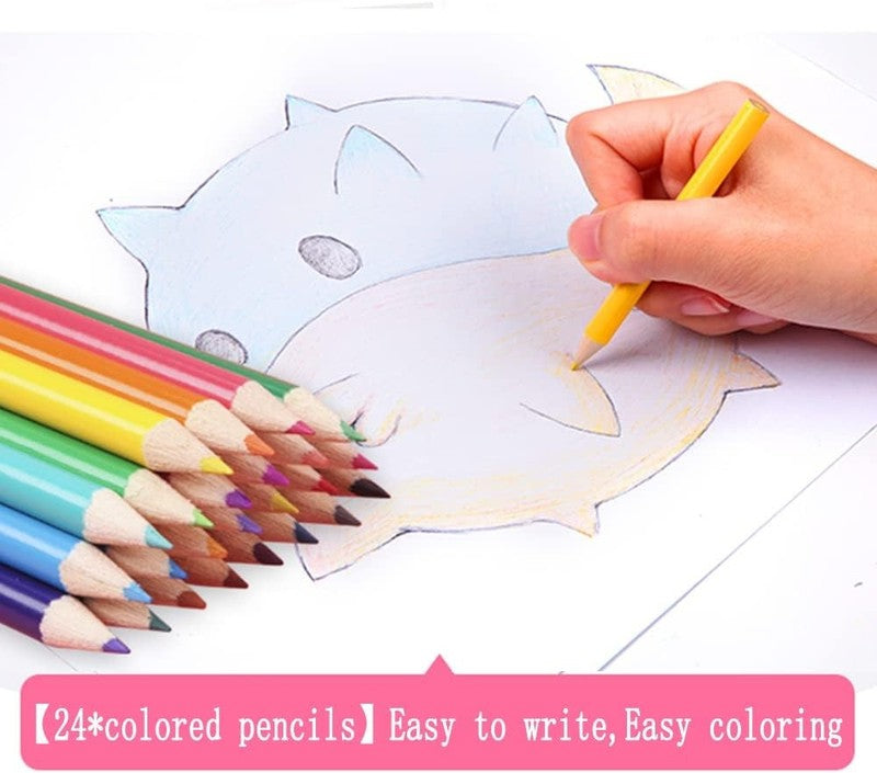 208 PCS Art Supplies, Drawing Art Kit for Kids Adults Art Set with Double Sided 3