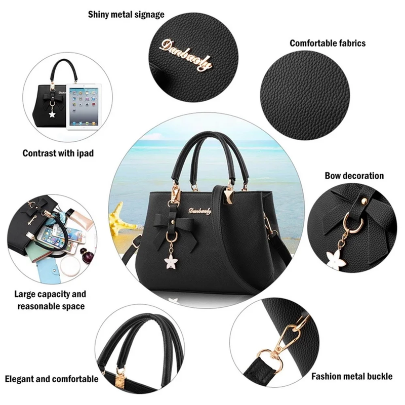 Purses and Handbags for Women Fashion Ladies PU Leather Top Handle Satchel Shoul6