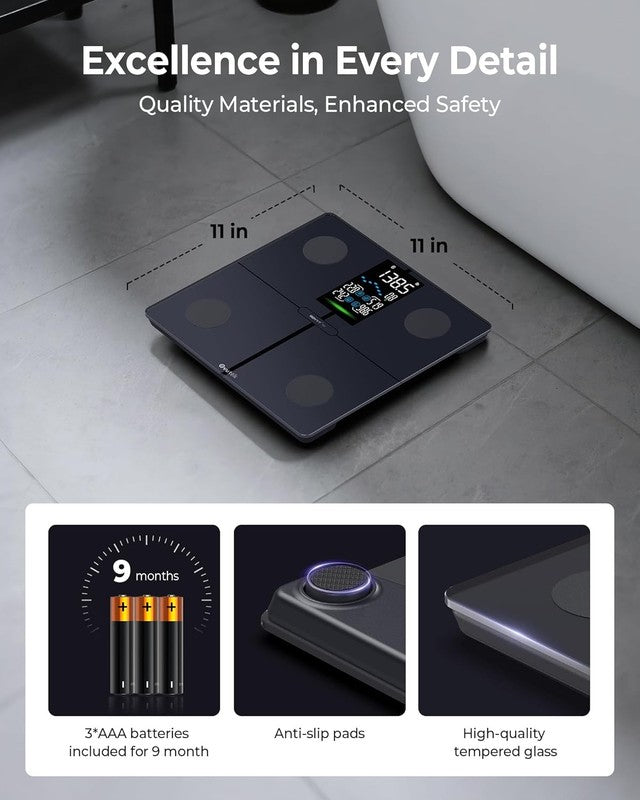Smart Body Weight Scale, Digital BMI Bathroom Scale with App5