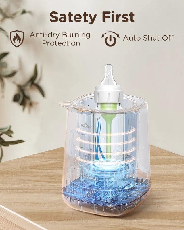 Bear Baby Bottle Warmer Fast Milk & Formula Heater w/ Time Temp Control4