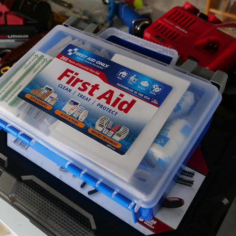 91248 Osha Compliant First Aid Kit, All Purpose 50 Person Emergency First Aid Ki6