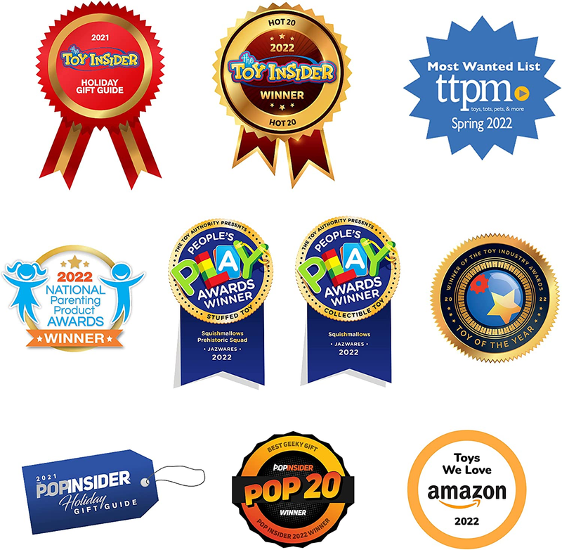 Original Mystery 3 Pack (8 Inch) – Official Jazwares Plush (Medium Sized)7