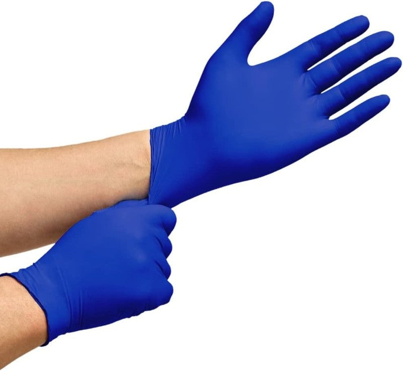 Premium Cobalt Blue Nitrile Exam Gloves | Latex-Free & Disposable 4.5 Mil2