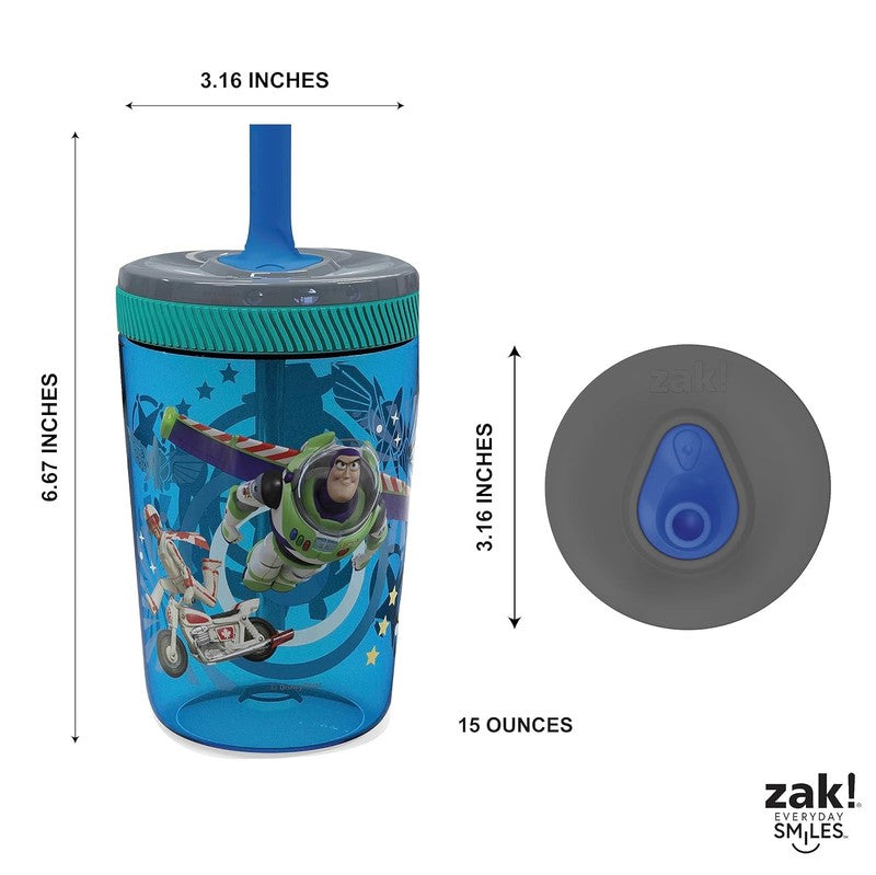 Kelso 15Oz Toy Story 4 Tumbler Set, Woody & Buzz, 2 Pack Leak Proof Cups7