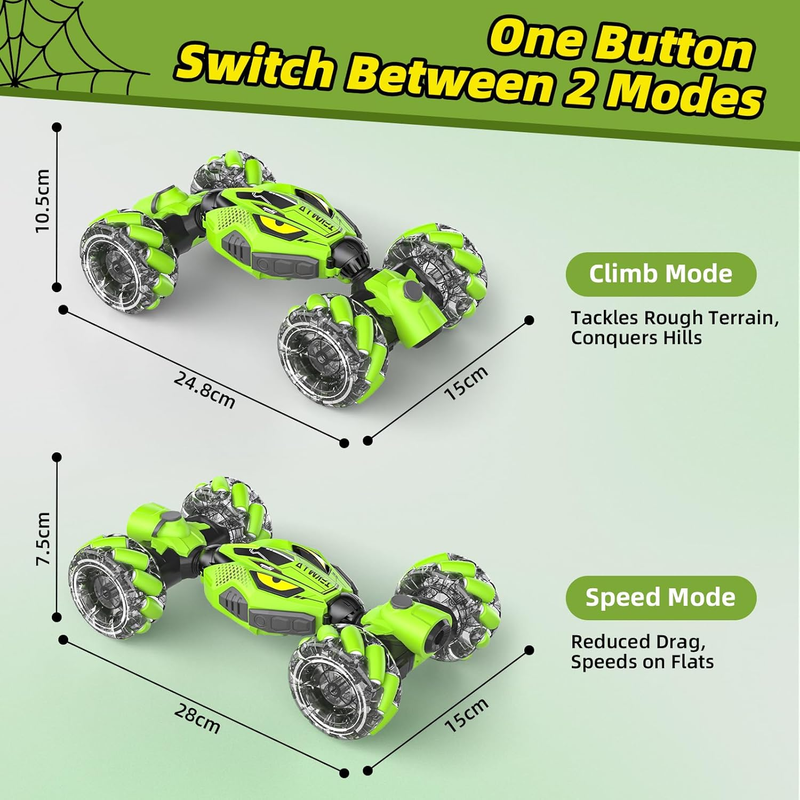 High Speed RC Car Gesture Control 4WD 360° Flip Drift Stunt Car Kids7