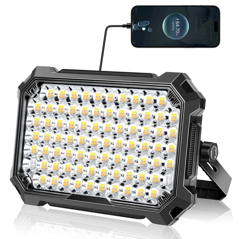 Rechargeable LED Work Light 12000Mah, 10000LM Portable Magnetic Work Light 320 L8