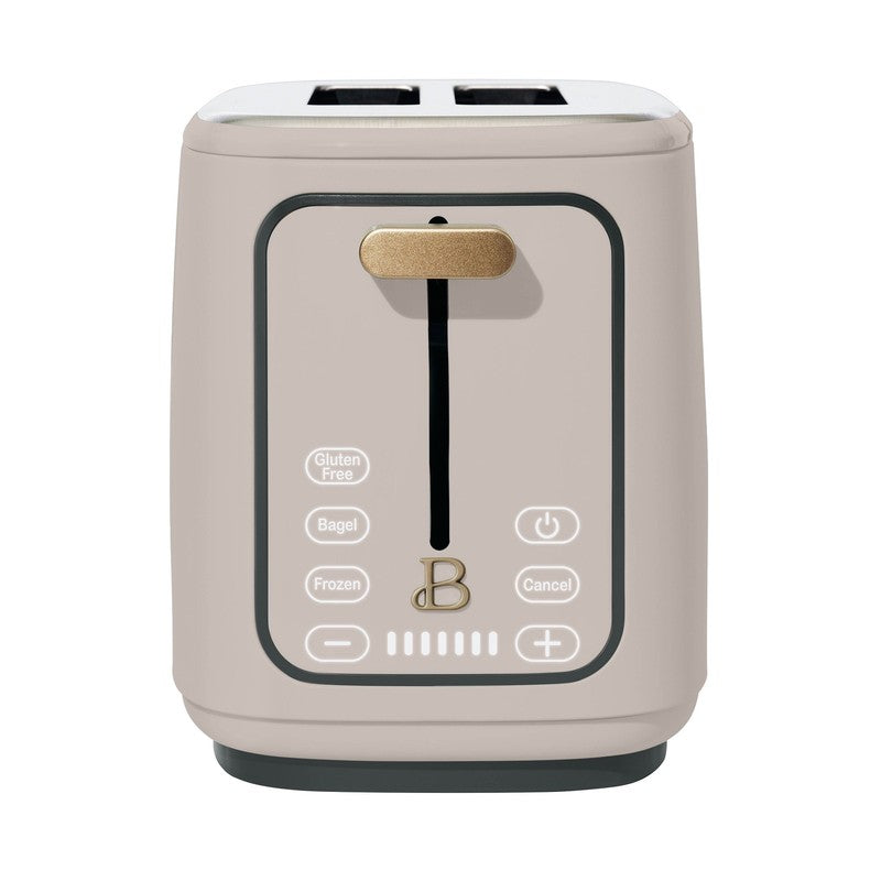 2 Slice Toaster with Touch Activated Display, Porcini Taupe by Drew Barrymore9