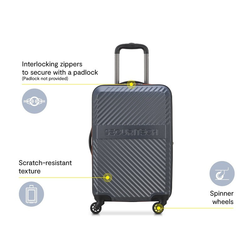 by Delsey, Patrol 31" Large Checked Hard Side Spinner Luggage with Divider Pocke4