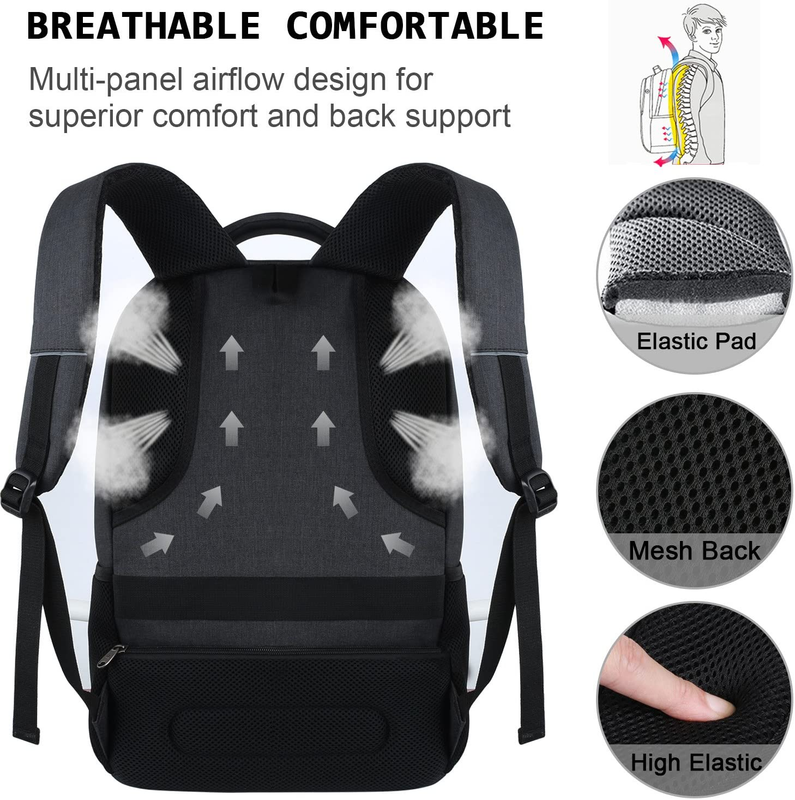 Laptop Backpack,Business Travel anti Theft Slim Durable Laptops Backpack with US4