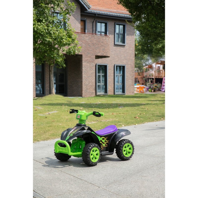 ATV Quad, 6V Battery Powered Ride on for Kids Ages 1.5+, Green3