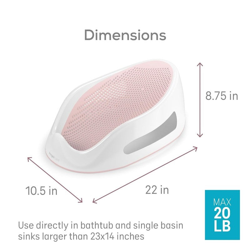Baby Bath Support (Pink) | Ideal for Babies Less than 6 Months Old6
