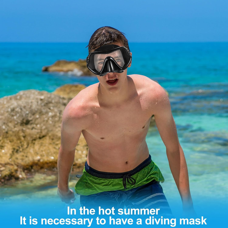 6 Pack Swim Goggles with Nose Cover Anti-Fog Leakproof Diving Mask for Adults Yo5