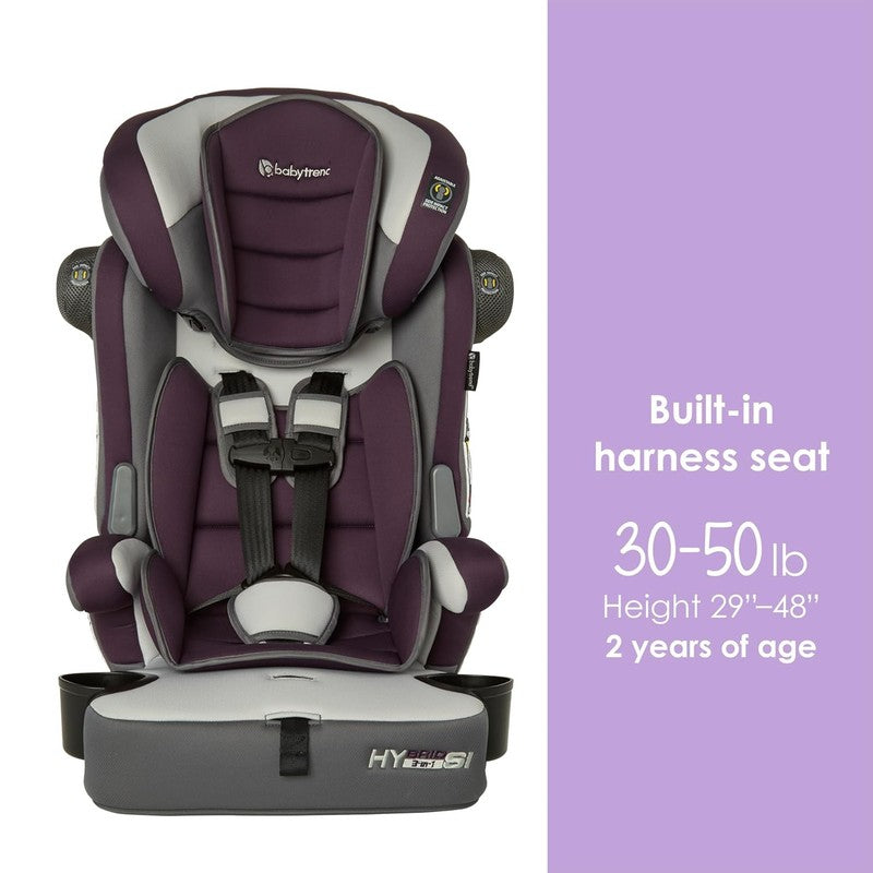 Hybrid SI 3 In 1 Combination Booster Seat with Side Impact Protection, Dash Plum1