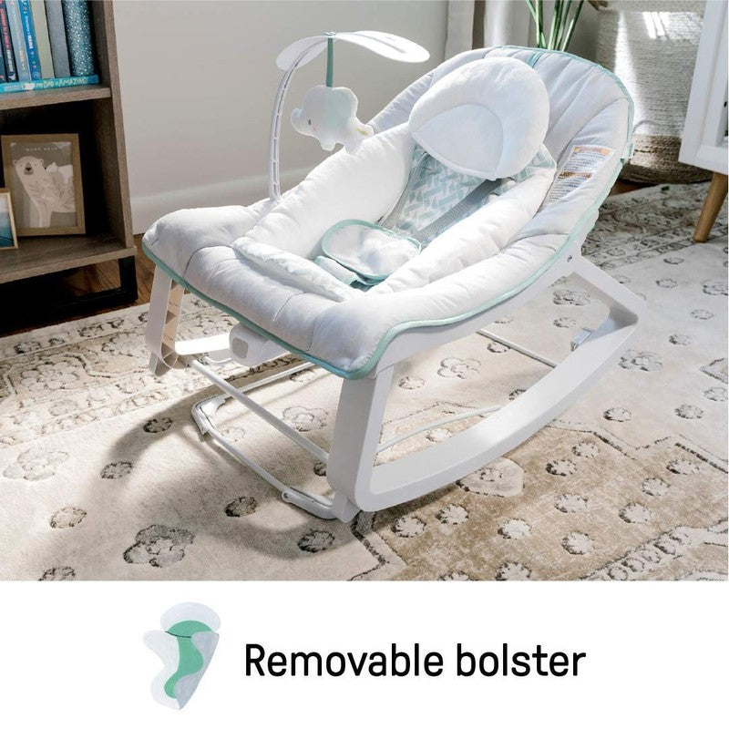 Keep Cozy 3 In 1 Grow with Me Vibrating Baby Bouncer, Seat & Infant to Toddler R9