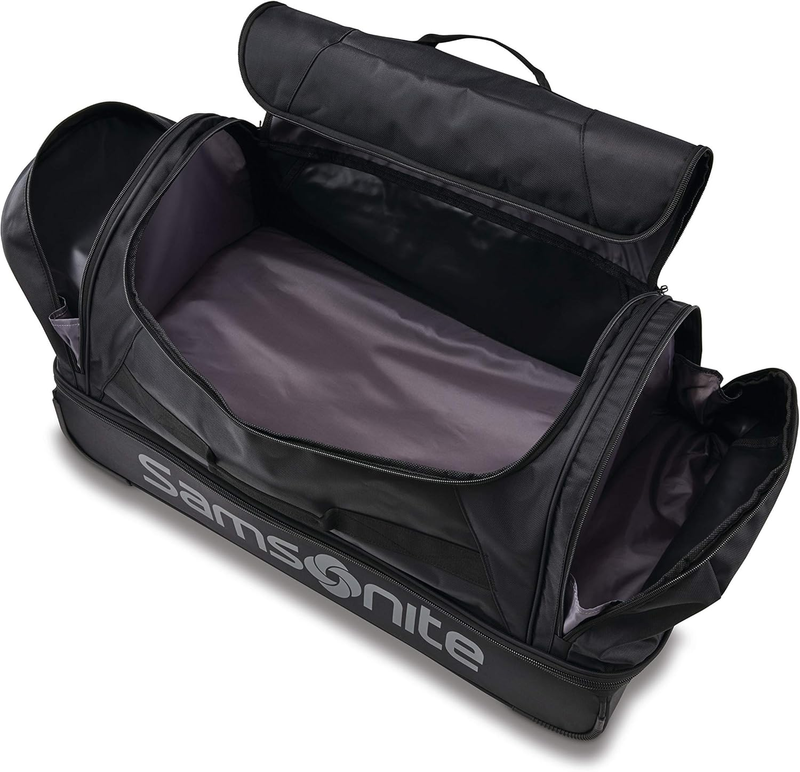 Andante 2 28" Wheeled Duffel Bag Rolling Luggage All Black Travel1