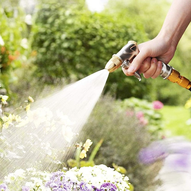 Metal Garden Hose Nozzle 4 Mode High Pressure Sprayer for Plants & Car1