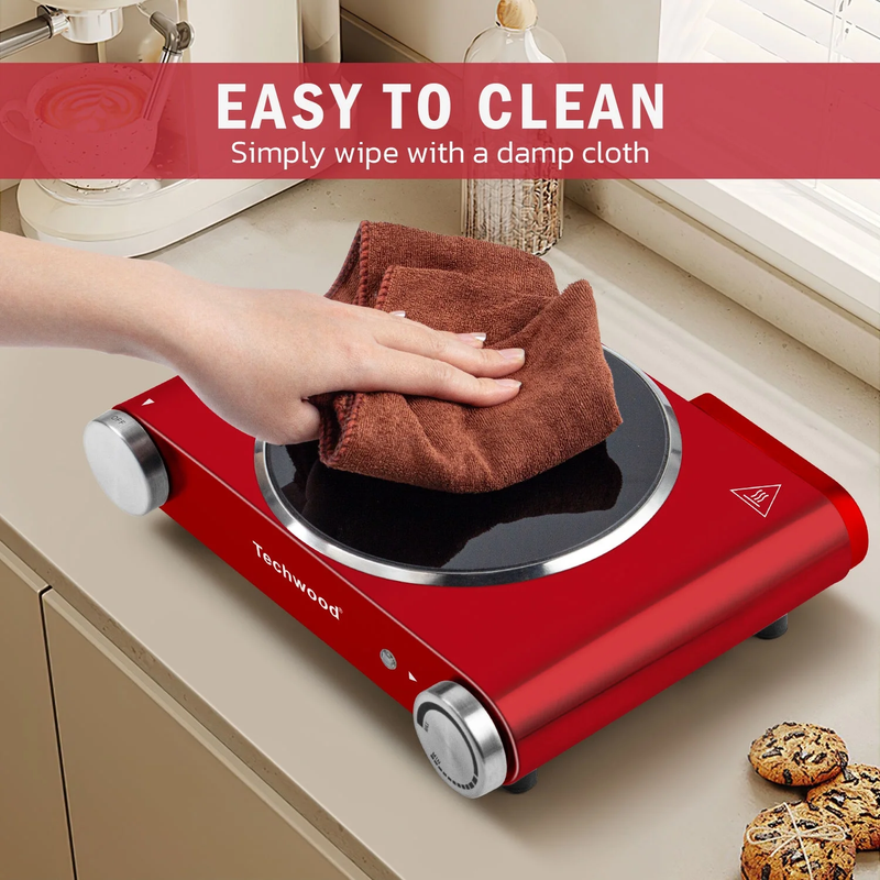 1200W Infrared Ceramic Single Hot Plate(Red)5