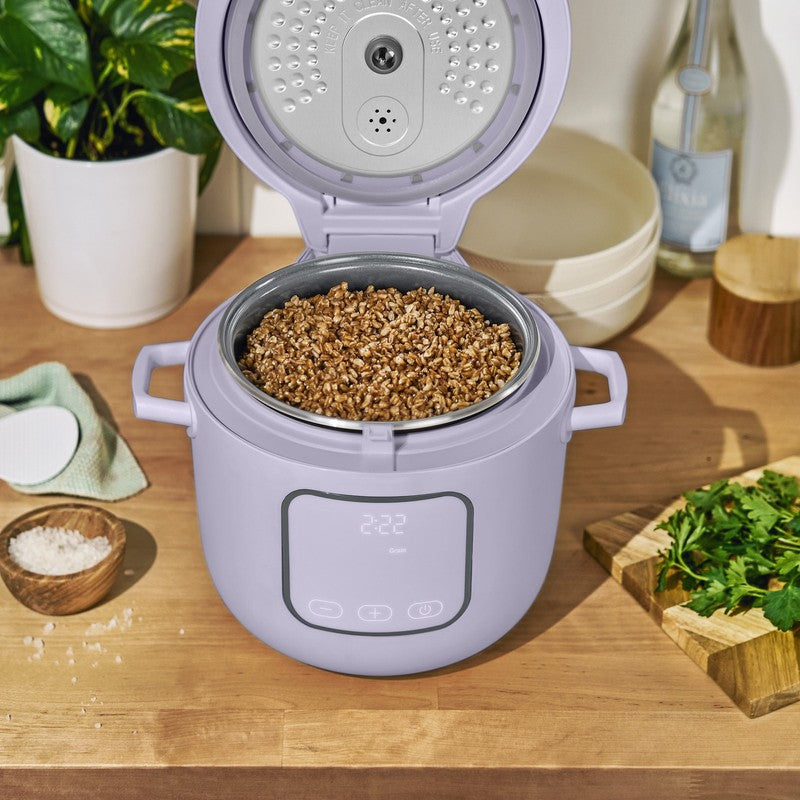 Drew Barrymore Evergood 14-Cup Rice & Grain Cooker Ceramic Nonstick Lavender6