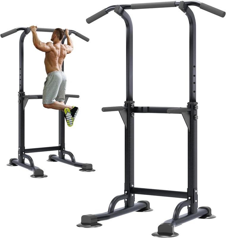 Power Tower Pull-Up & Dip Station Adjustable Free-Standing Home Gym10