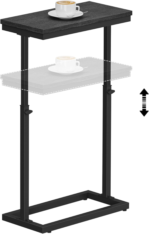 Black End Table Side Sofa Table Tall Couch Table Living Room Bedroom6