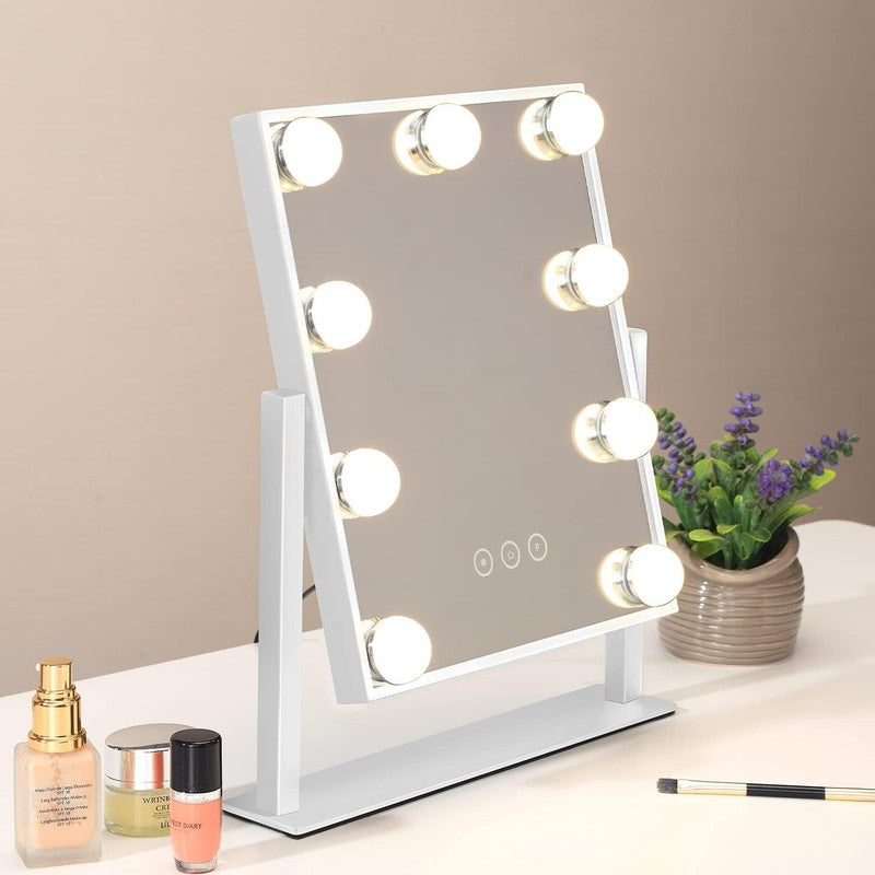 Vanity Mirror with Lights – 3 Color Modes, 10X Magnifier, Touch, 360°8