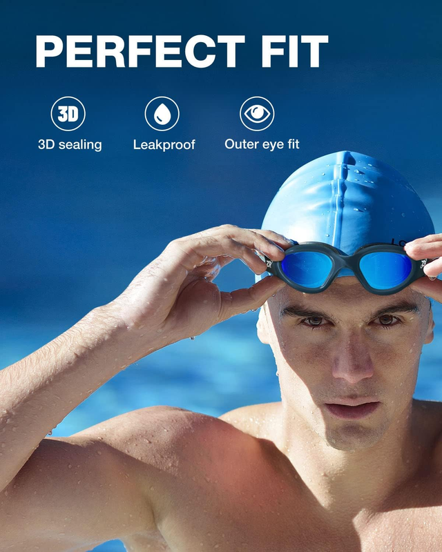 Swim Goggles, Upgraded G1 Polarized Swimming Goggles Anti-Fog for Adult unisex2