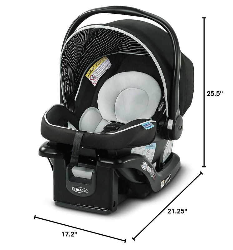 Snugride Lite LX Infant Car Seat, Lightweight Rear-Facing Seat for Babies 4–30 L8