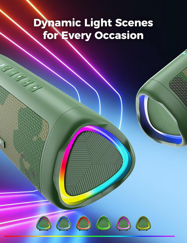 Portable Bluetooth Speaker 20W Wireless IPX5 Waterproof 24H Battery2