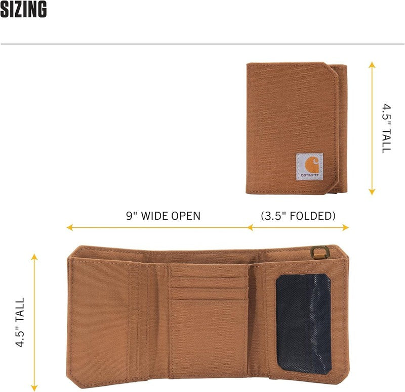 Mens 700D Nylon Duck Wallets, Rfid Blocking W/Trifold and Front Pocket Options5