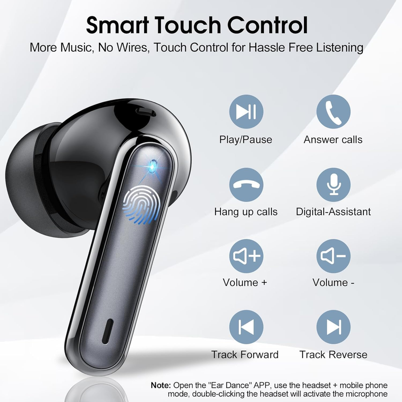 AI Translation Earbuds 164 Languages Bluetooth 5.3 Real Time 40H8