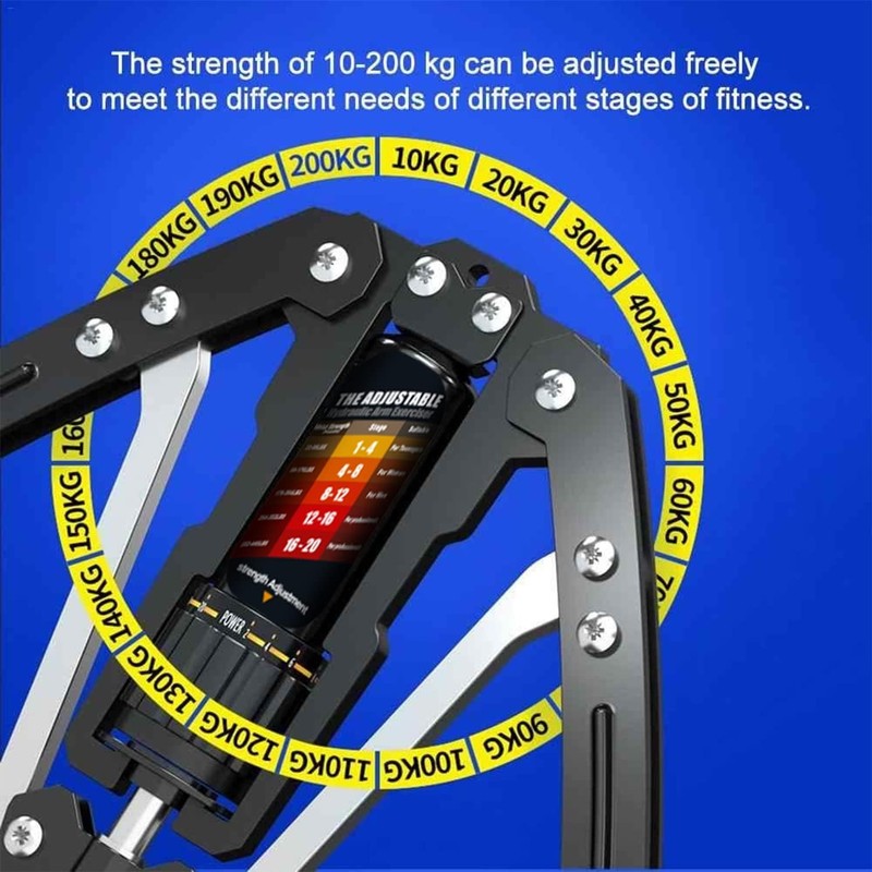 Adjustable Twister Arm Exerciser - 22-440Lbs Hydraulic Power Strength Trainer3