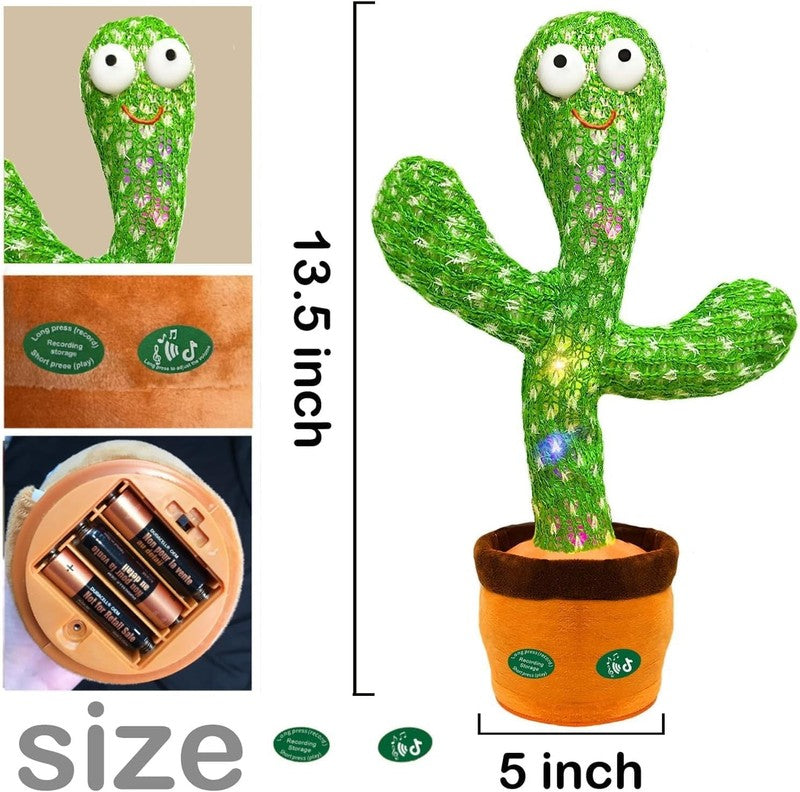 Talking Cactus Toy for Toddlers 1-3 - Plush Speech Therapy Toy That Repeats What1