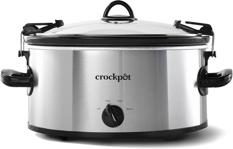 Cook 'N Carry 6Qt Oval Manual Portable Slow Cooker Silver7