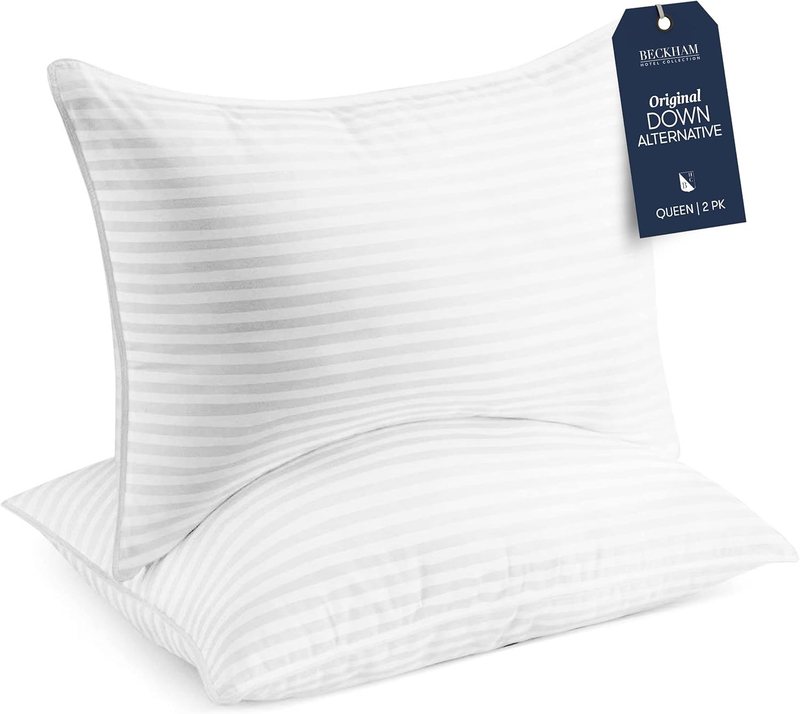 Beckham Hotel Collection Bed Pillows Standard Queen Set of 2 Down Alternative0