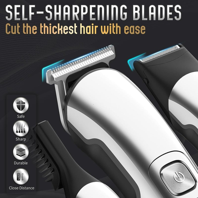 All-in-One Waterproof Beard Trimmer & Grooming Kit for Men - Perfect Gift!2
