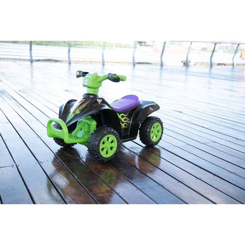 ATV Quad, 6V Battery Powered Ride on for Kids Ages 1.5+, Green4