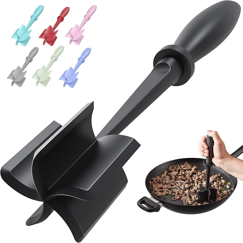 Meat Chopper Hamburger Grinder Ground Beef Smasher Nylon Kitchen Tool10
