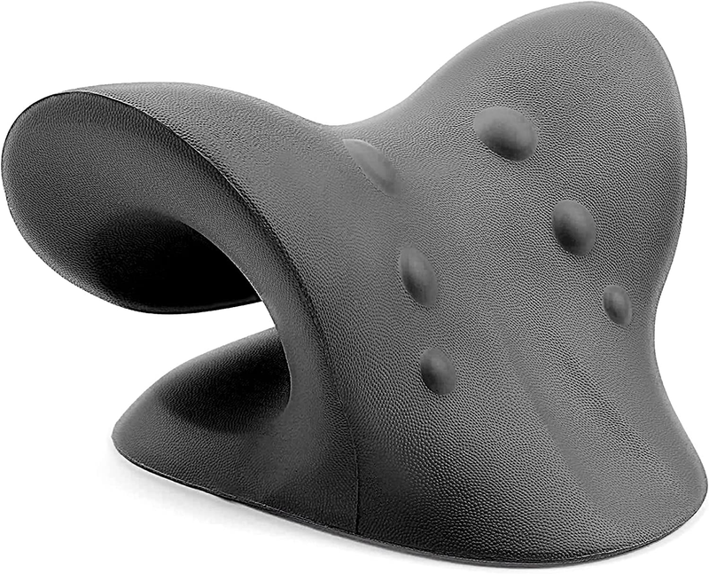 Neck Shoulder Relaxer Cervical Traction TMJ Pain Relief Black4