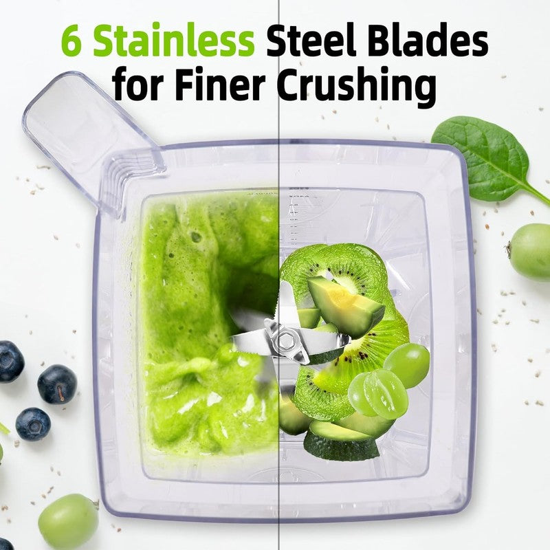 Blender for Smoothies: 1800W Peak Blenders for Kitchen, 68Oz Bpa Free Pitcher, T2