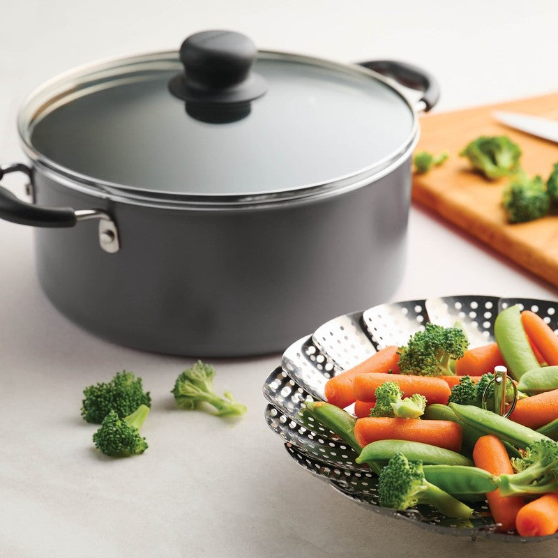 Primaware 18 Piece Non-Stick Cookware Set, Steel Gray9