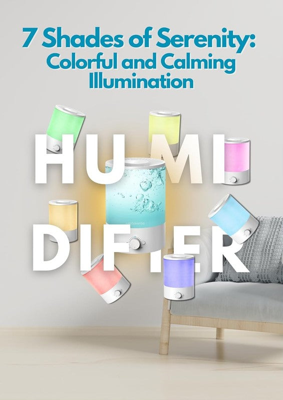 Humidifier 3.5L Top Fill Night Light Cool Mist Auto Shut-Off for Kids Room1