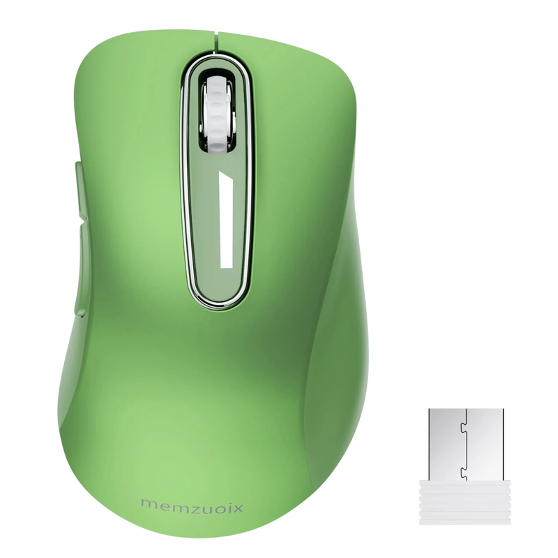 Wireless Mouse 1400 DPI 5 Button Optical USB Nano Receiver for PC Laptop Green5