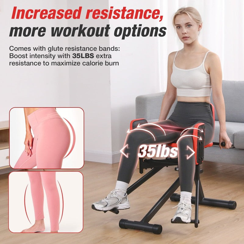 Hip Abductor Machine for Home Gym | Glute & Thigh Exercise Equipment, Outer Thig5